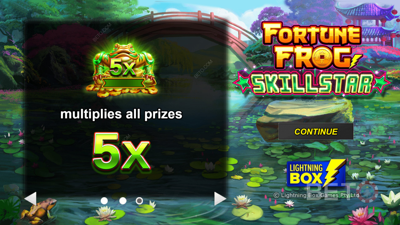 Rewarding Multipliers in the high volatility Fortune Frog Skillstar game