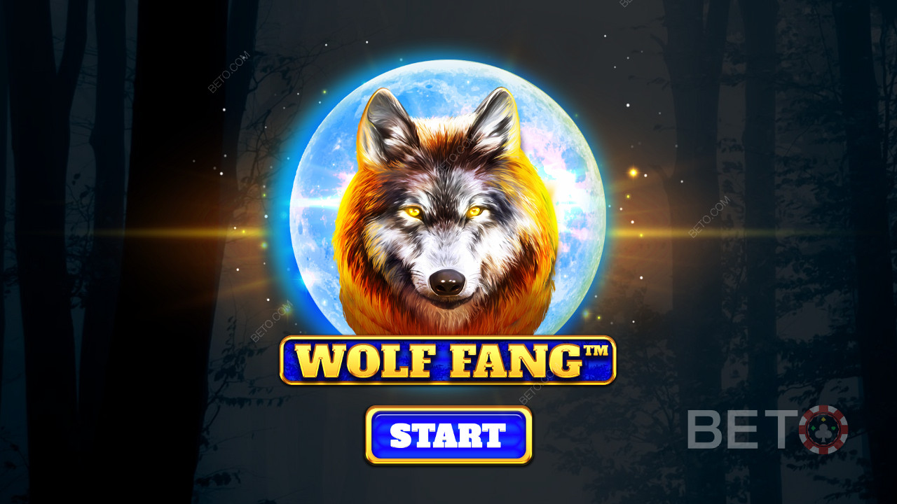 Hunt amongst the wildest of wolves and win prizes in the Wolf Fang online slot