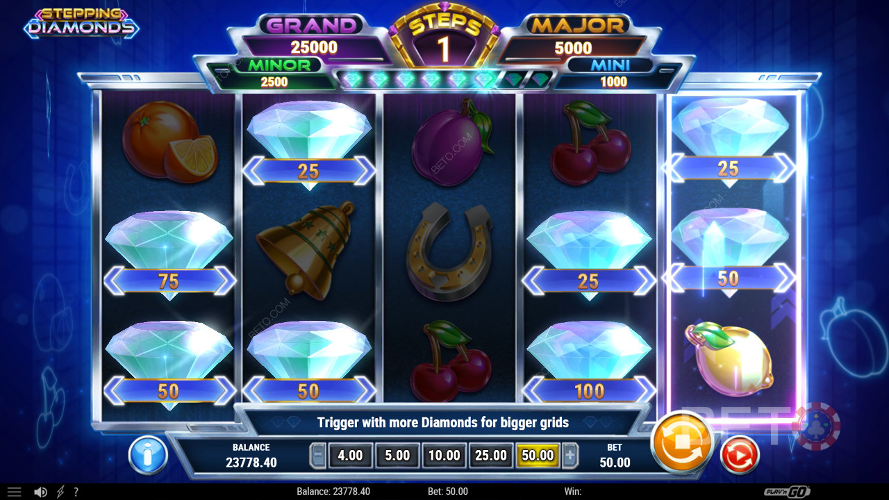 Stepping Diamonds Free Play