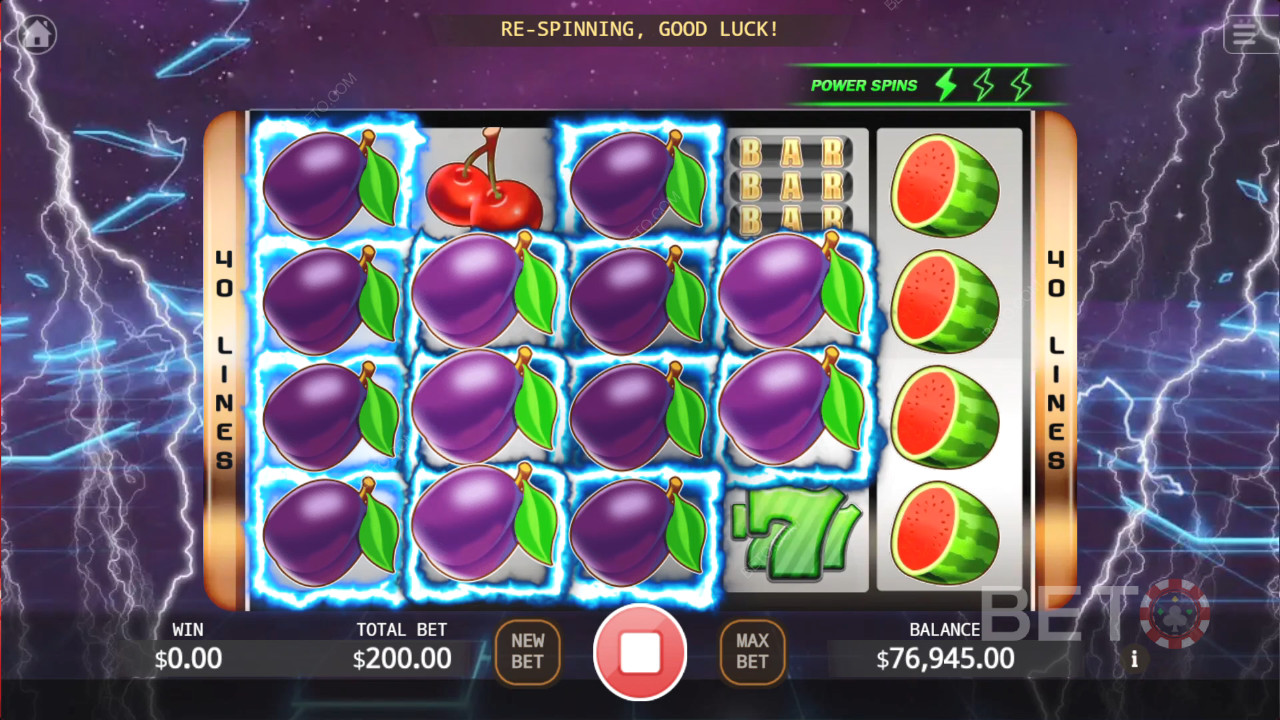Win 2,500x Your bet in the Lightning Storm Slot!