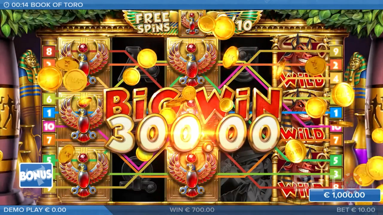 Enjoy easy big wins during the Free Spins