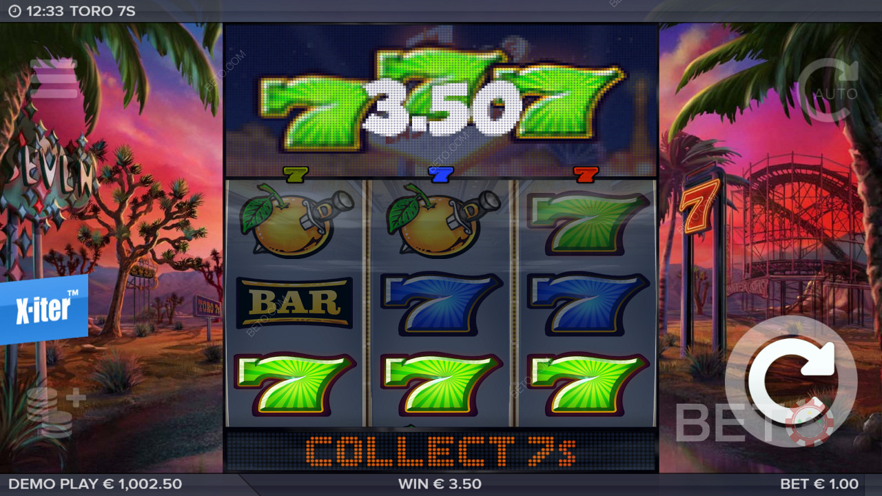 Land 7 symbols and win huge especially during the Free Spins