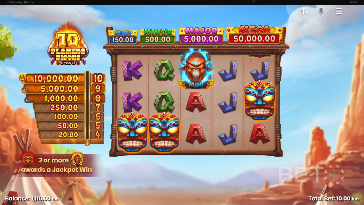 10 Flaming Bisons Free Play