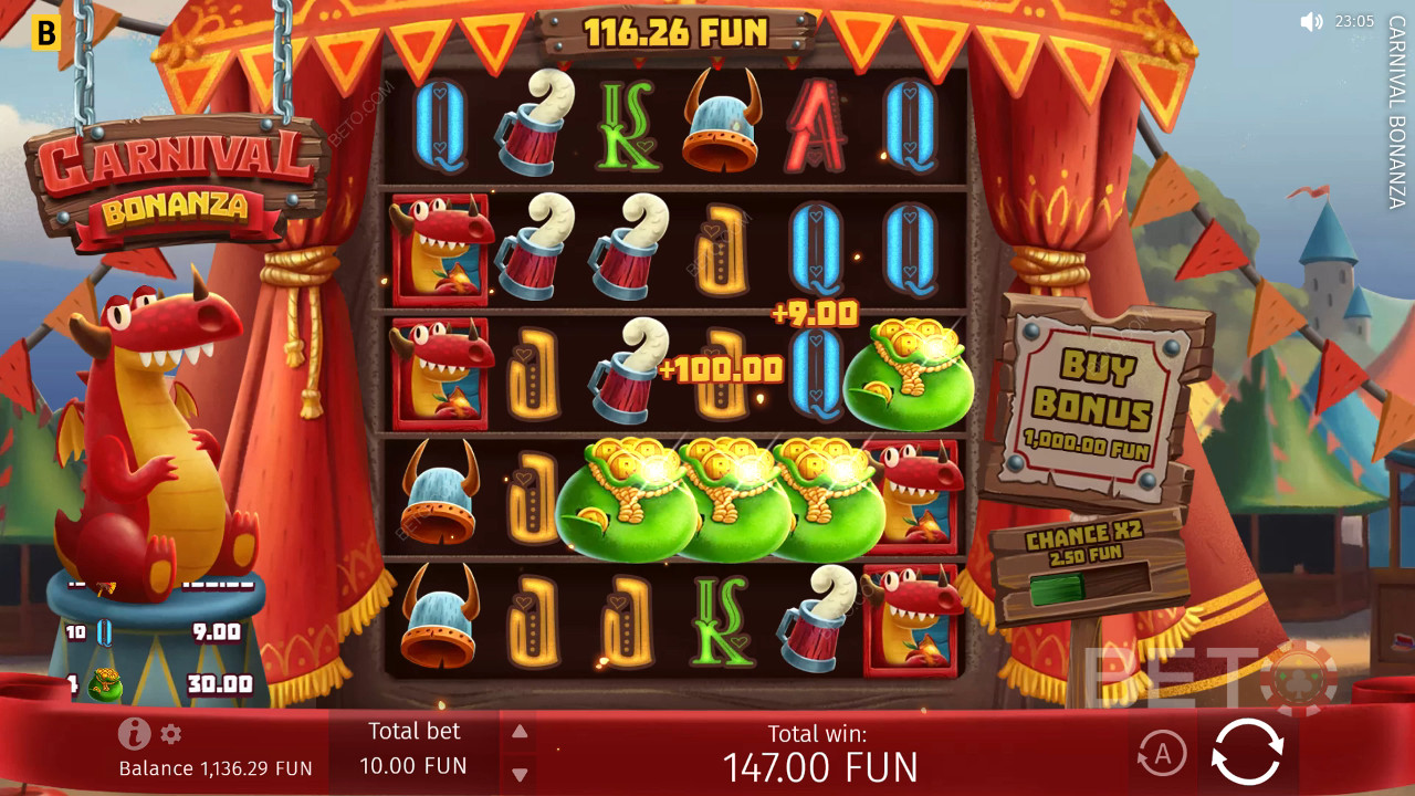 Carnival Bonanza Free Play