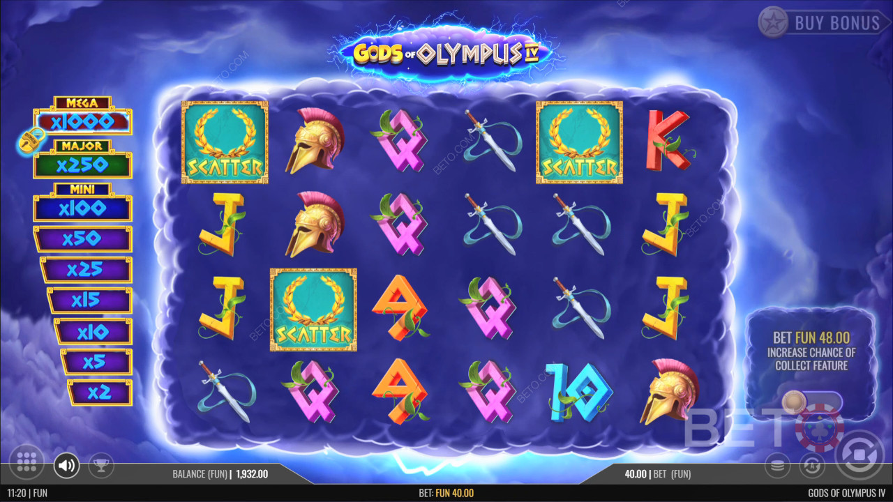 Gods of Olympus IV Free Play