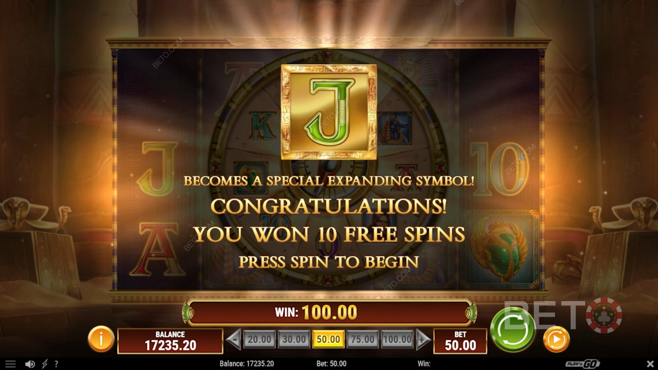 Free Spins with Special Expanding Symbols can give you the Max Win of 5,000x of your bet