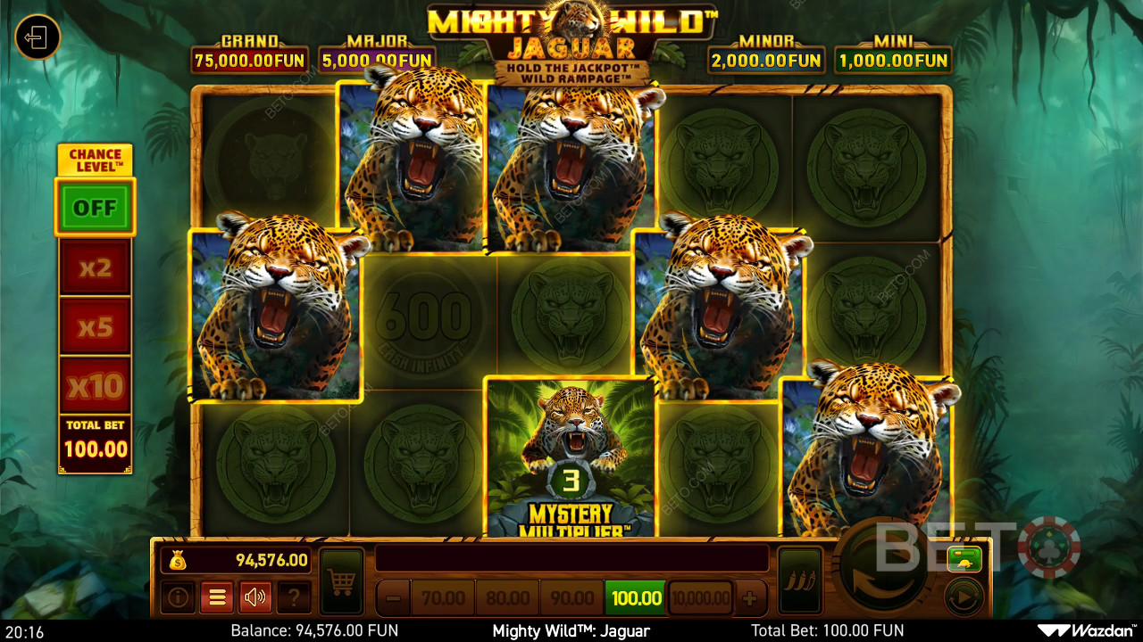 Mighty Wild: Jaguar Review by BETO Slots