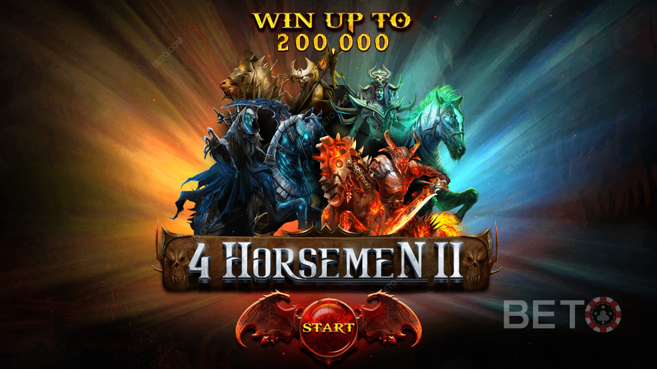 Ride the horses of glory in a doomed world of the 4 Horsemen 2 slot