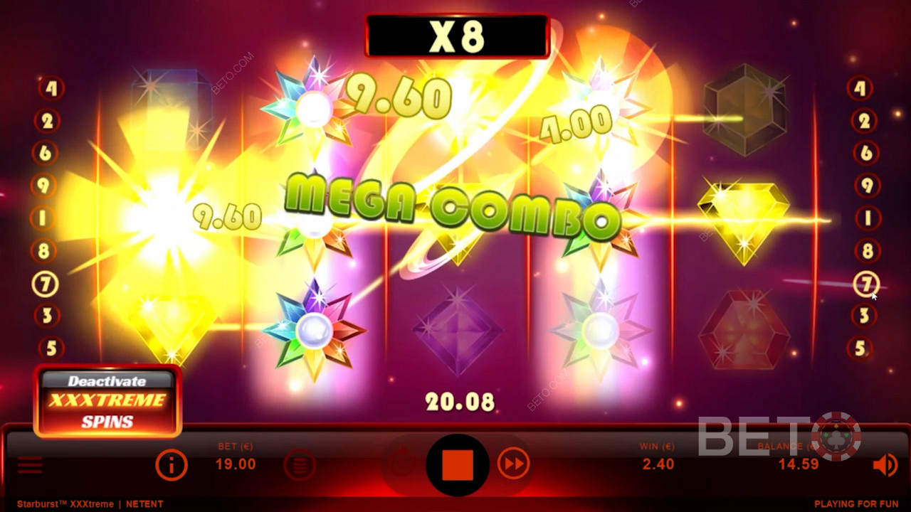 Enjoy Expanding Wilds with Multipliers up to 150x in Starburst XXXtreme slot machine
