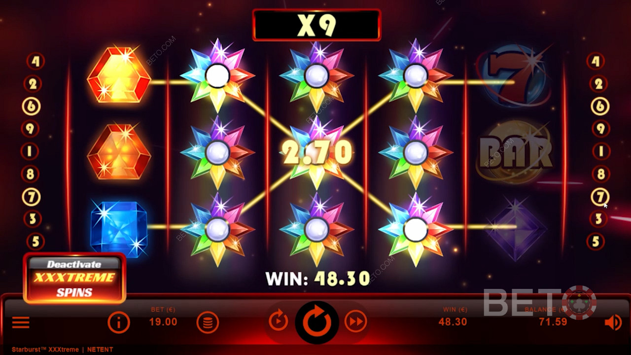 Use the XXXtreme Spins feature to get insane wins