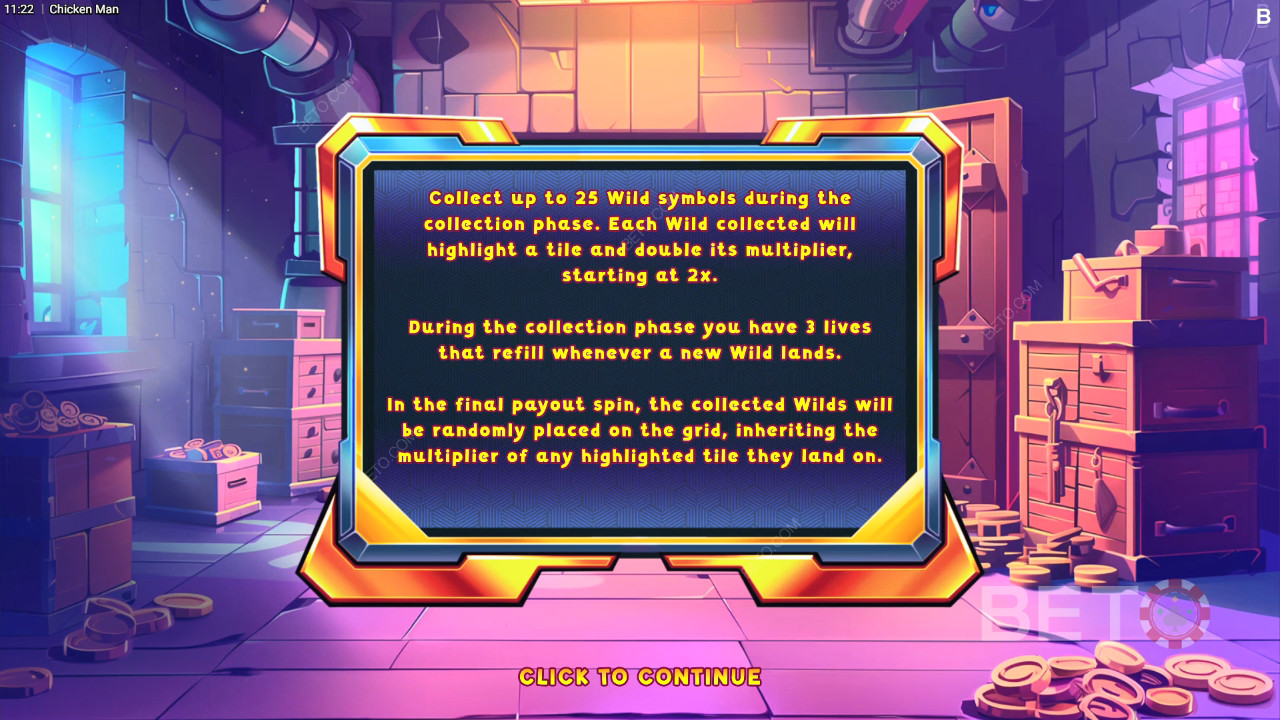 Bonus Features Explained in Chicken Man by Backseat Gaming