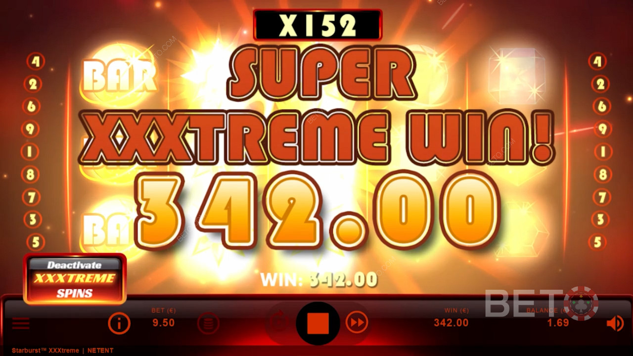Use the XXXtreme Spins feature to get massive wins easily