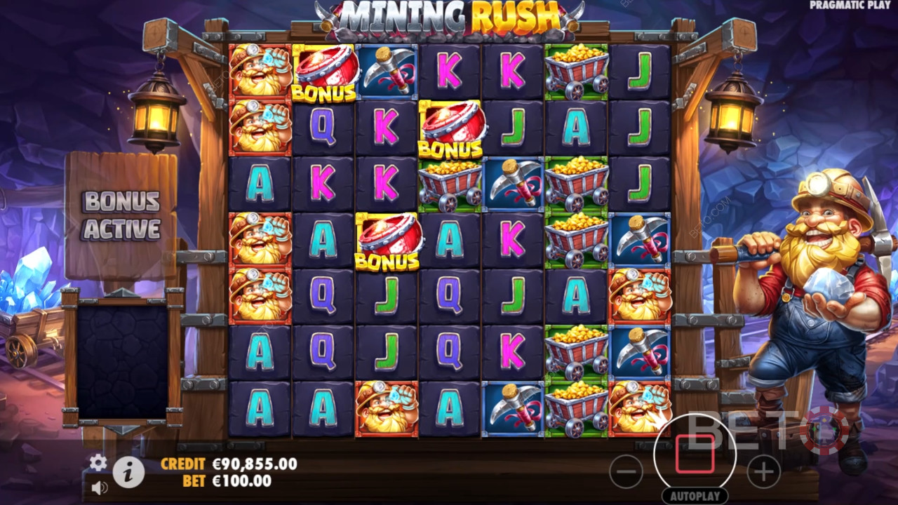 Mining Rush Review by BETO Slots