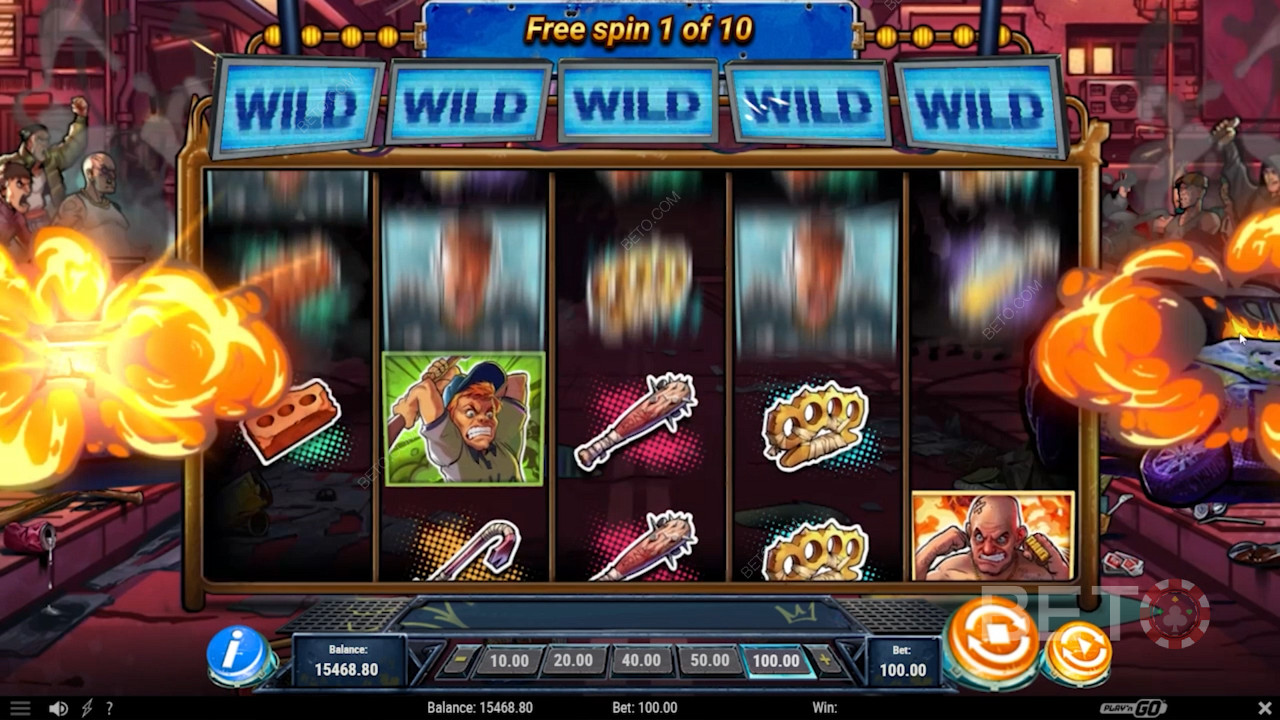 Enjoy up to 5 reel modifiers in Free Spins