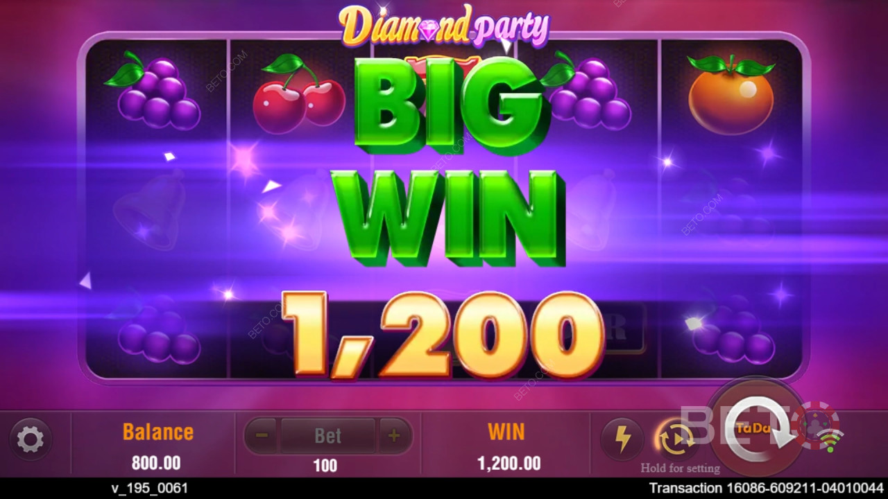 Diamond Party Review by BETO Slots