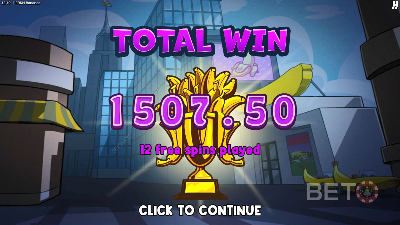 Win 10,000x Your bet in the FRKN Bananas Online Slot!
