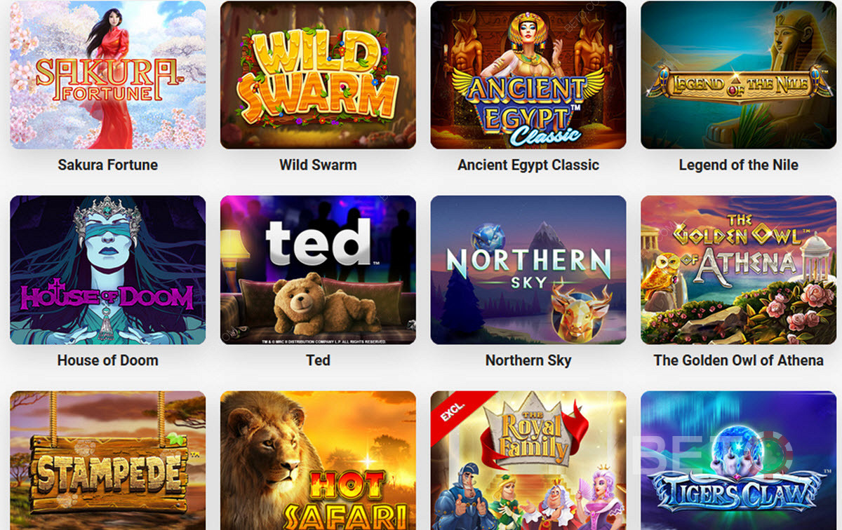LeoVegas offers progressive slots and the classic games like popular roulette variations.