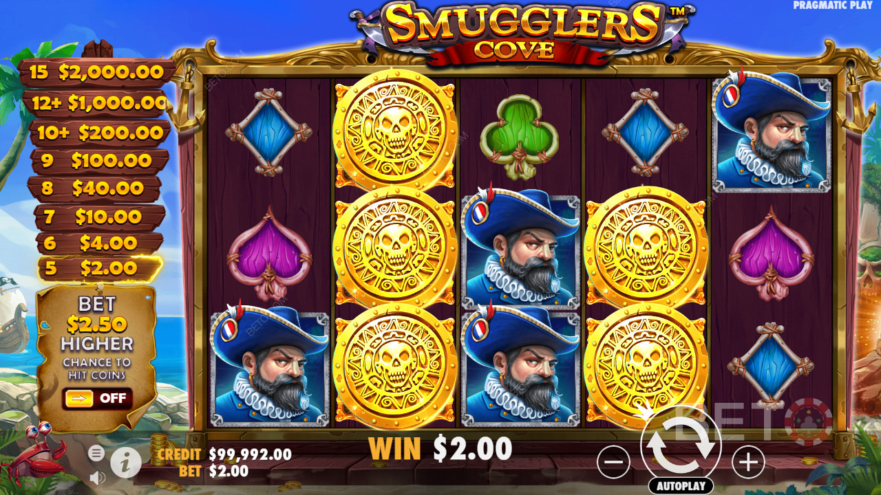 Special gold coins in Smugglers Cove