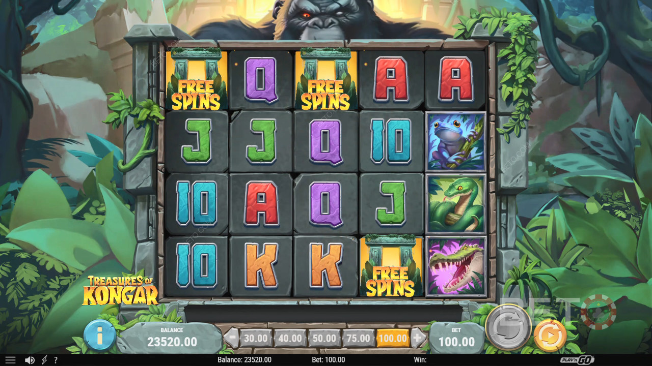 Treasures of Kongar Free Play