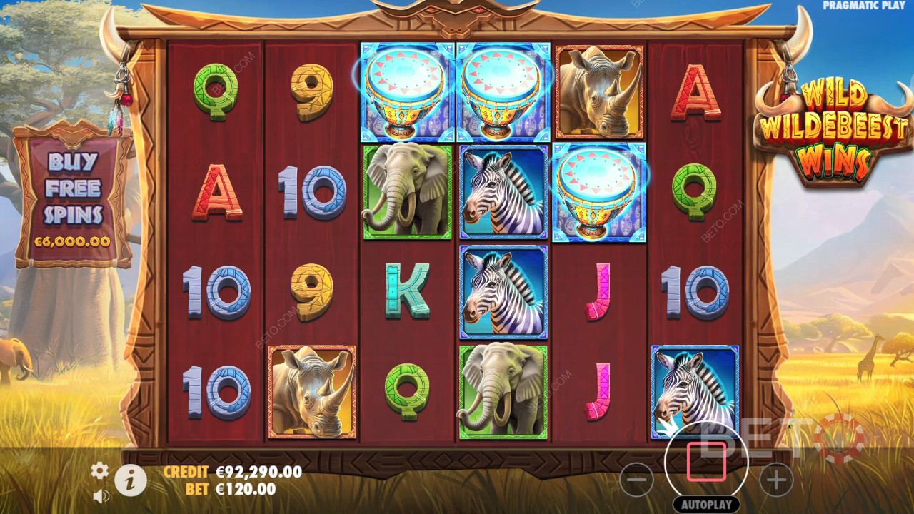 Wild Wildebeest Wins Free Play