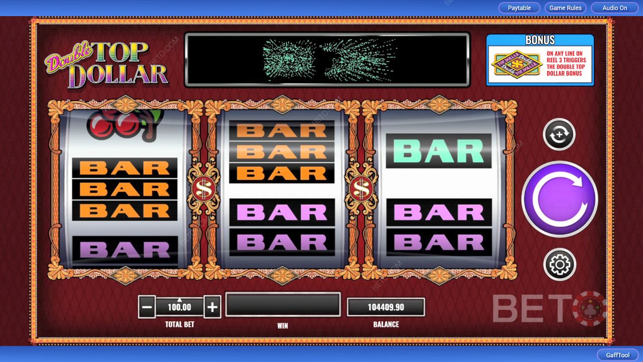 Double Top Dollar Free Play