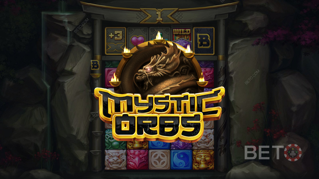Brace your destiny against a fortune-guarding Dragon in the Mystic Orbs slot