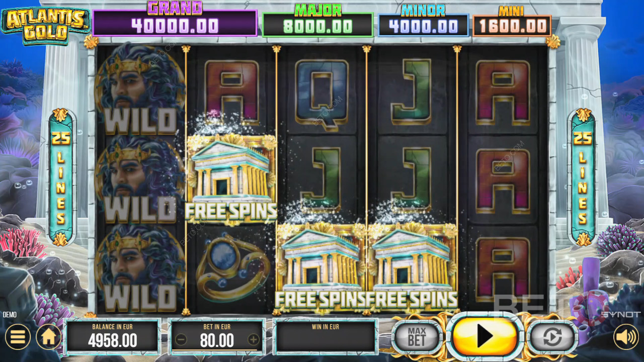 Atlantis Gold (SYNOT) Free Play