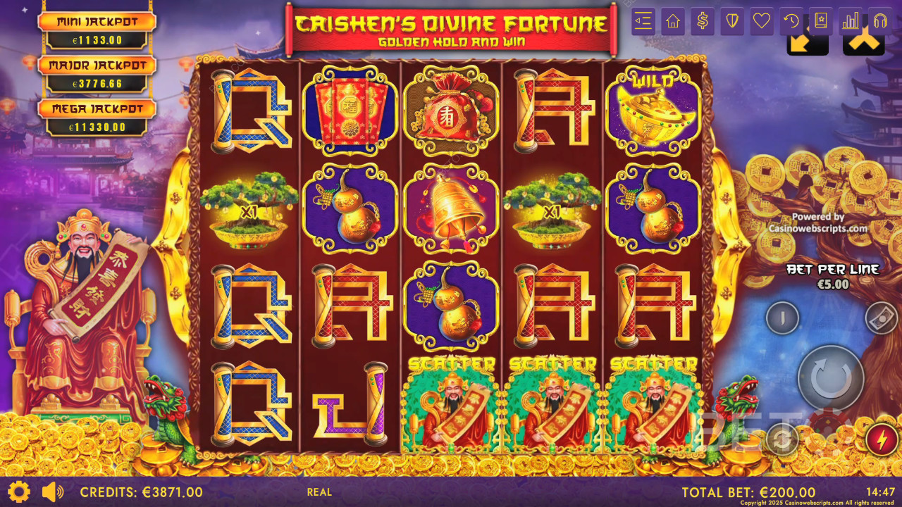 Caishen's Divine Fortune Free Play