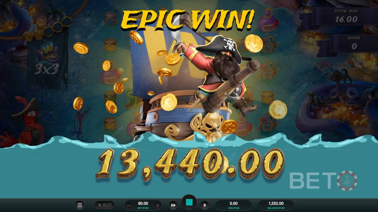Win 10,000x Your bet in the Kraken