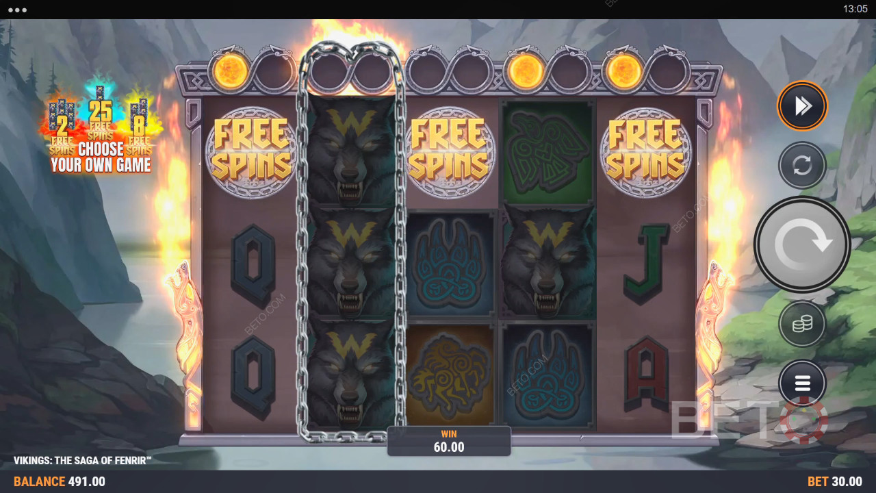 Vikings: The Saga of Fenrir Free Play