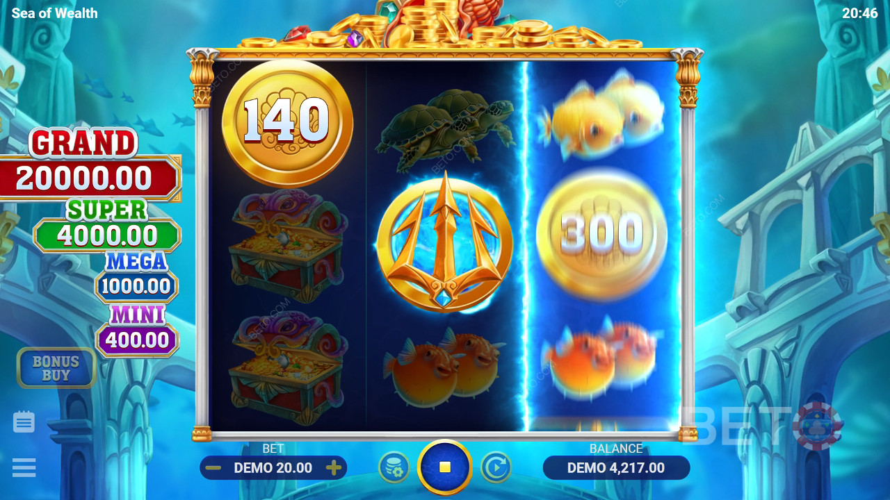 Sea of Wealth Review by BETO Slots