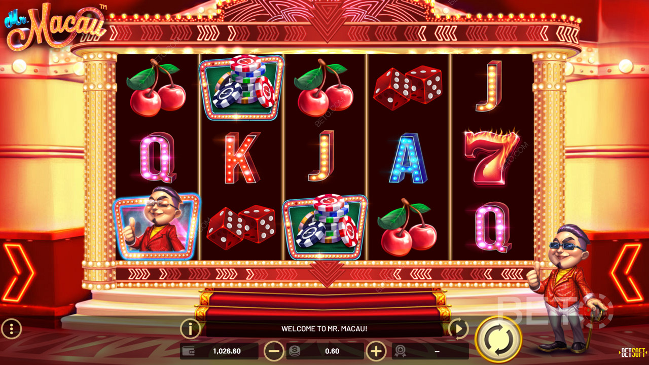 Enjoy the flamboyant theme with incredible casino bonuses