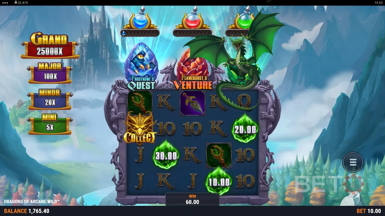 Dragons of Arcane Wild Free Play
