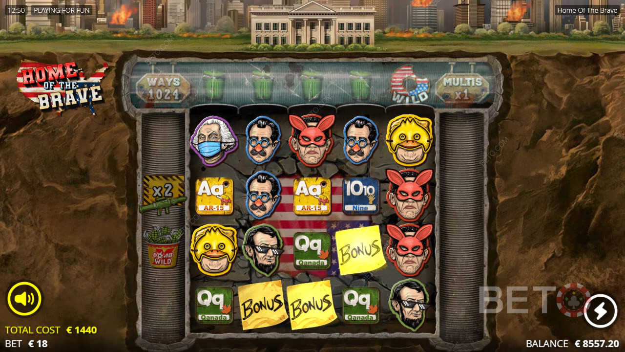 Home of the Brave Review by BETO Slots