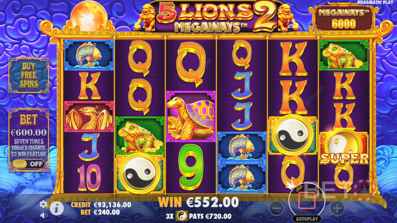 5 Lions Megaways 2 Free Play