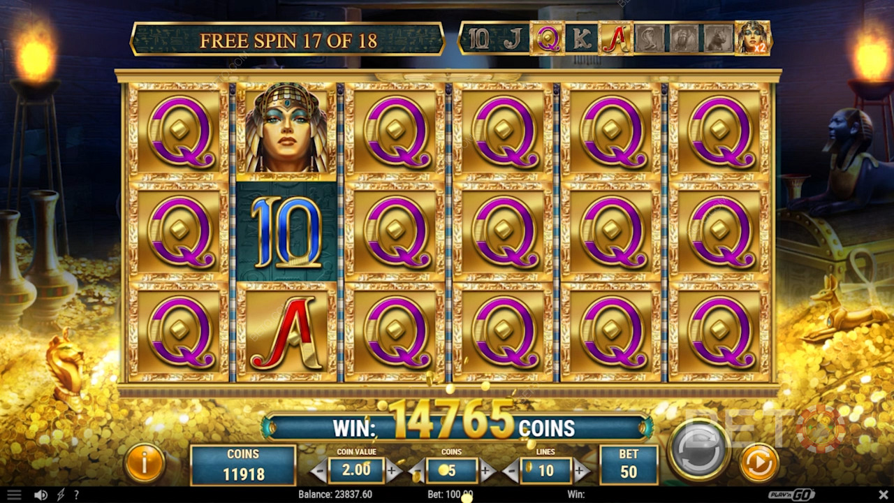 The Expanded symbols will give you easy big wins in Secret of Dead slot machine
