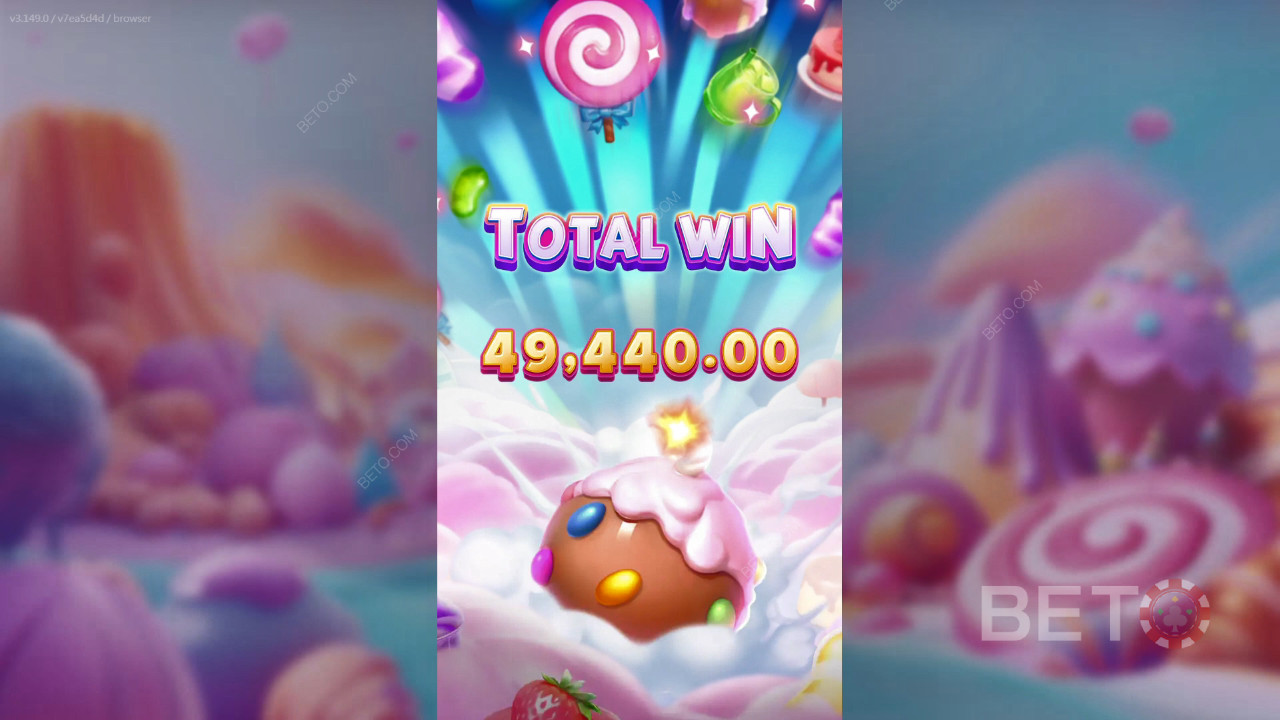 Win 25,000x Your bet in the Pop Pop Candy 1000 Slot Online!