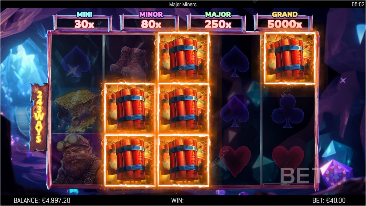 Major Miners Review by BETO Slots