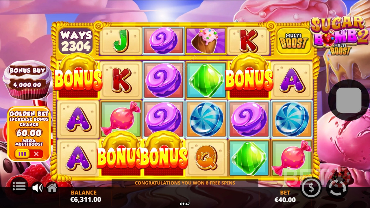 Sugar Bomb 2 MultiBoost Free Play