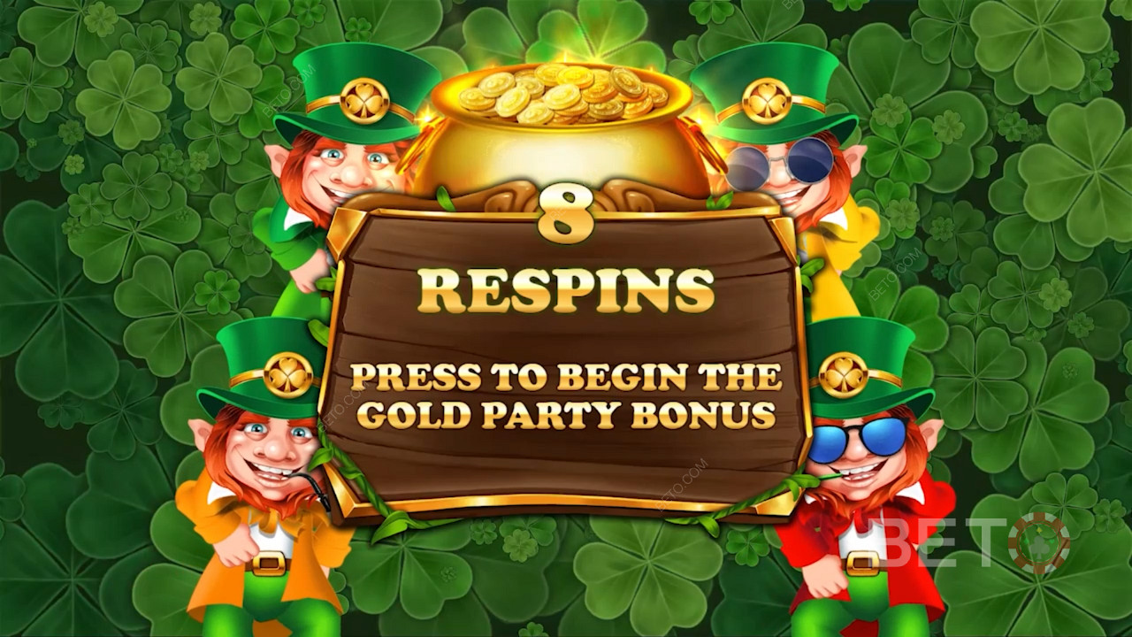 Obtain 8 Respins and unlock energetic bonuses in the Money Respins mode