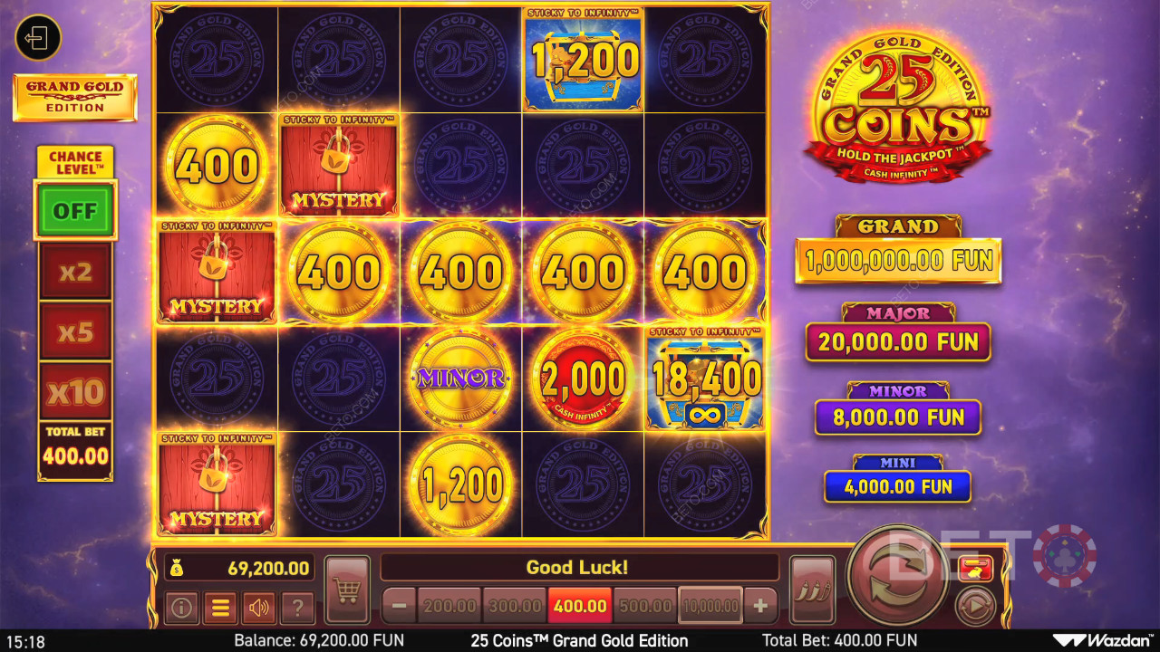 25 Coins Grand Gold Edition Free Play