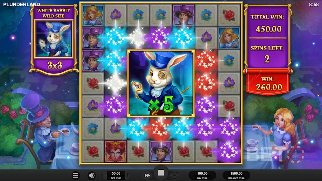 Enjoy Mad Hatter’s Free Spins with persistent Wild Expansion and Multiplier features