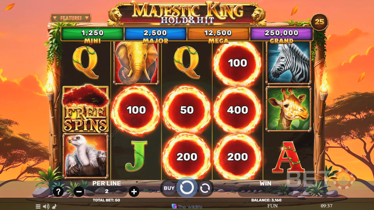 Majestic King - Hold & Hit Free Play