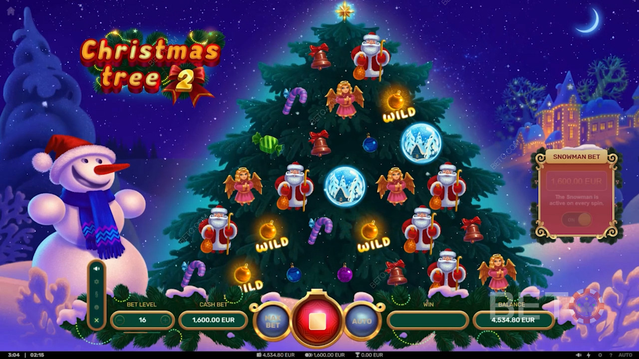 Enjoy a unique layout in the Christmas Tree 2 slot