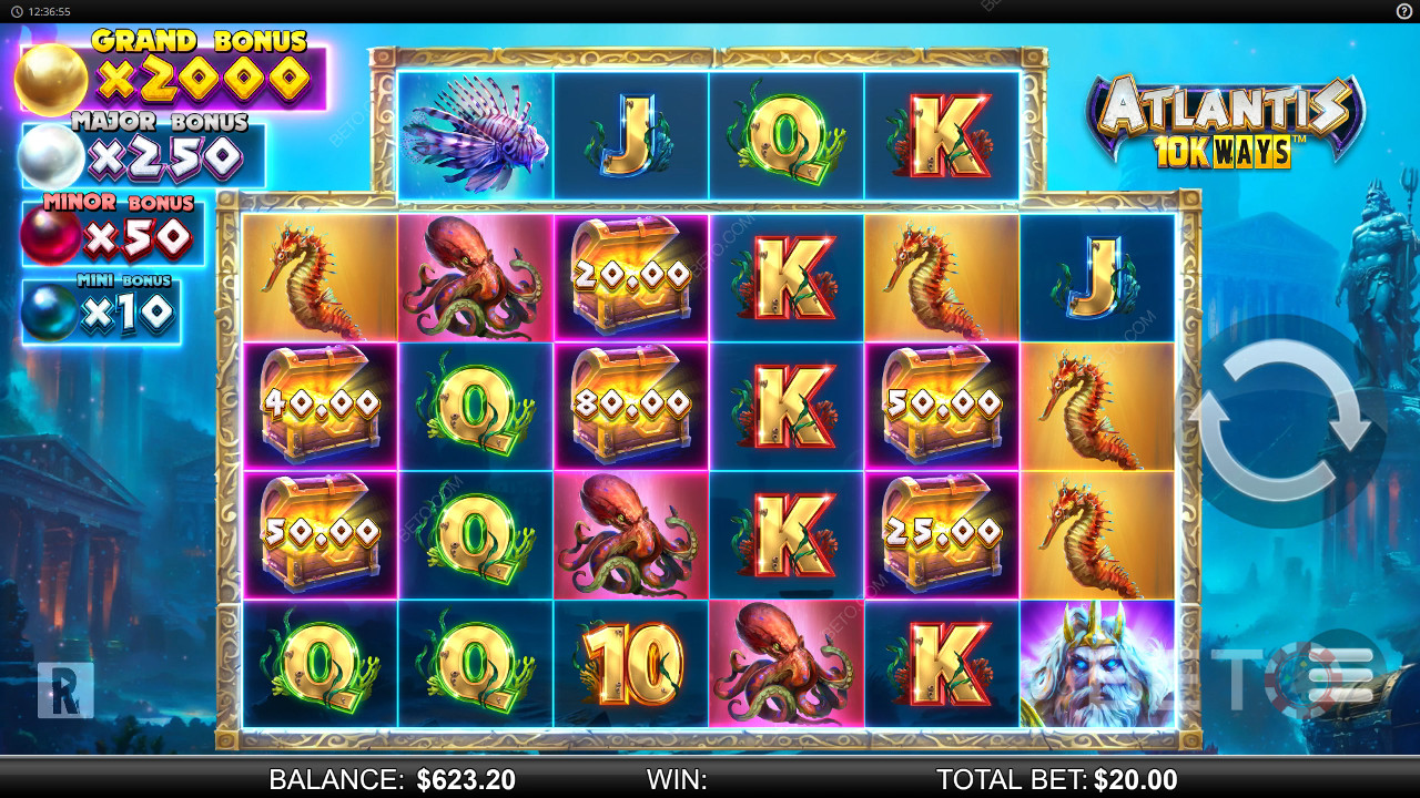 Atlantis 10K Ways Review by BETO Slots