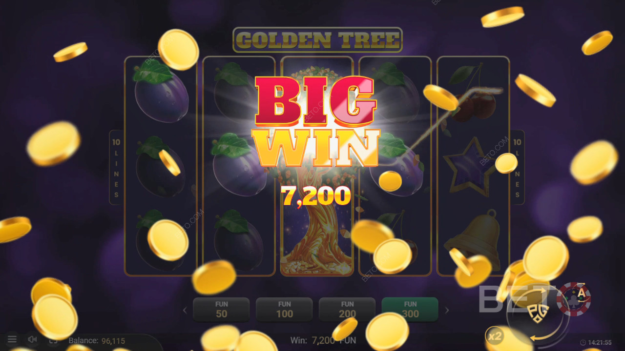 Win 5,000x Your bet in the Golden Tree Video Slot!