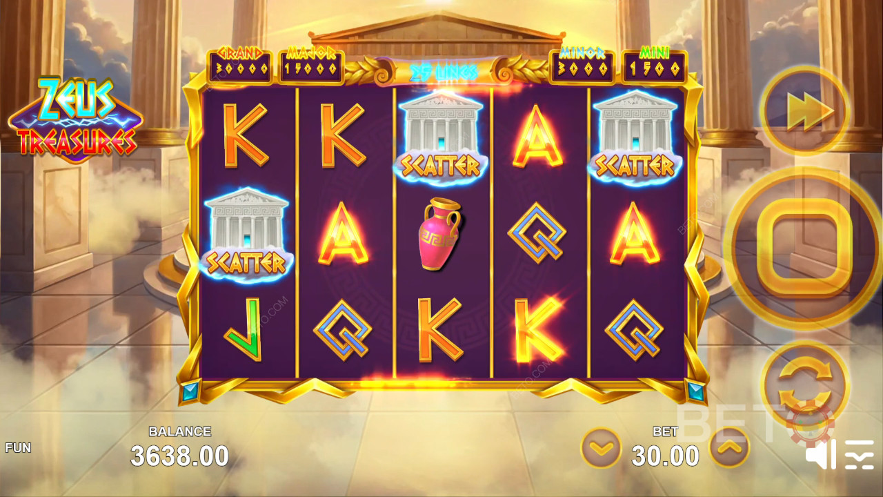 Zeus Treasures Free Play