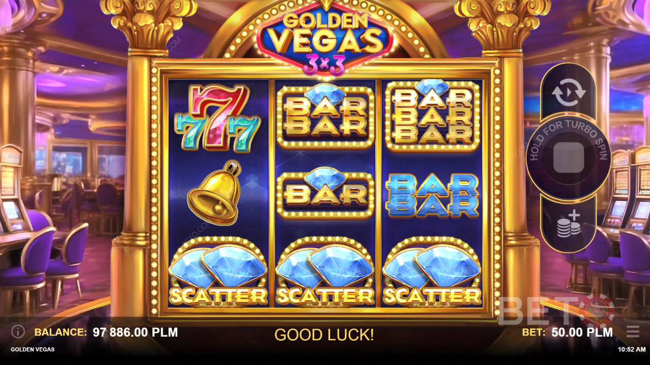 Golden Vegas 3x3 Free Play