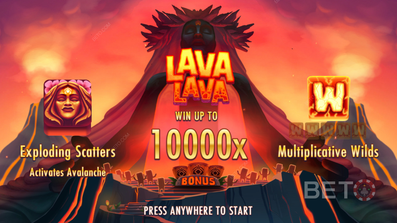 Enjoy Exploding Scatters, Wild Multipliers, and Avalanches in the Lava Lava slot