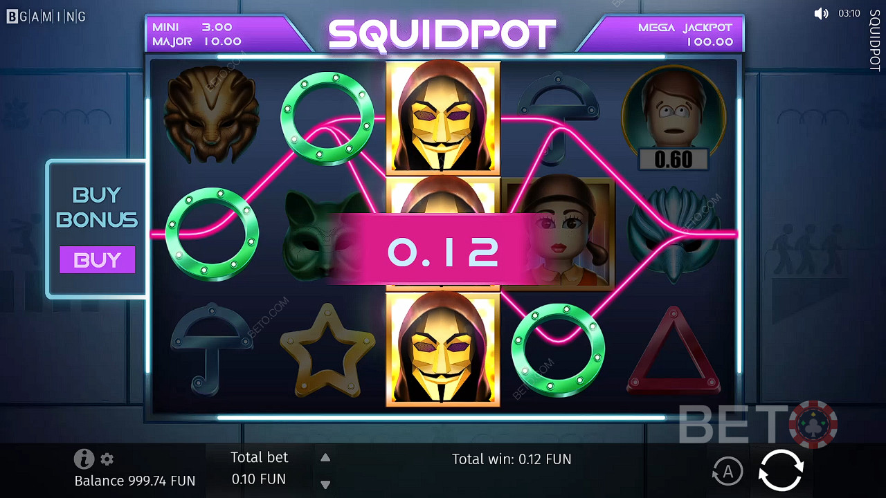 Land 3 or more Scatter symbols to unlock exciting Free Spin bonuses